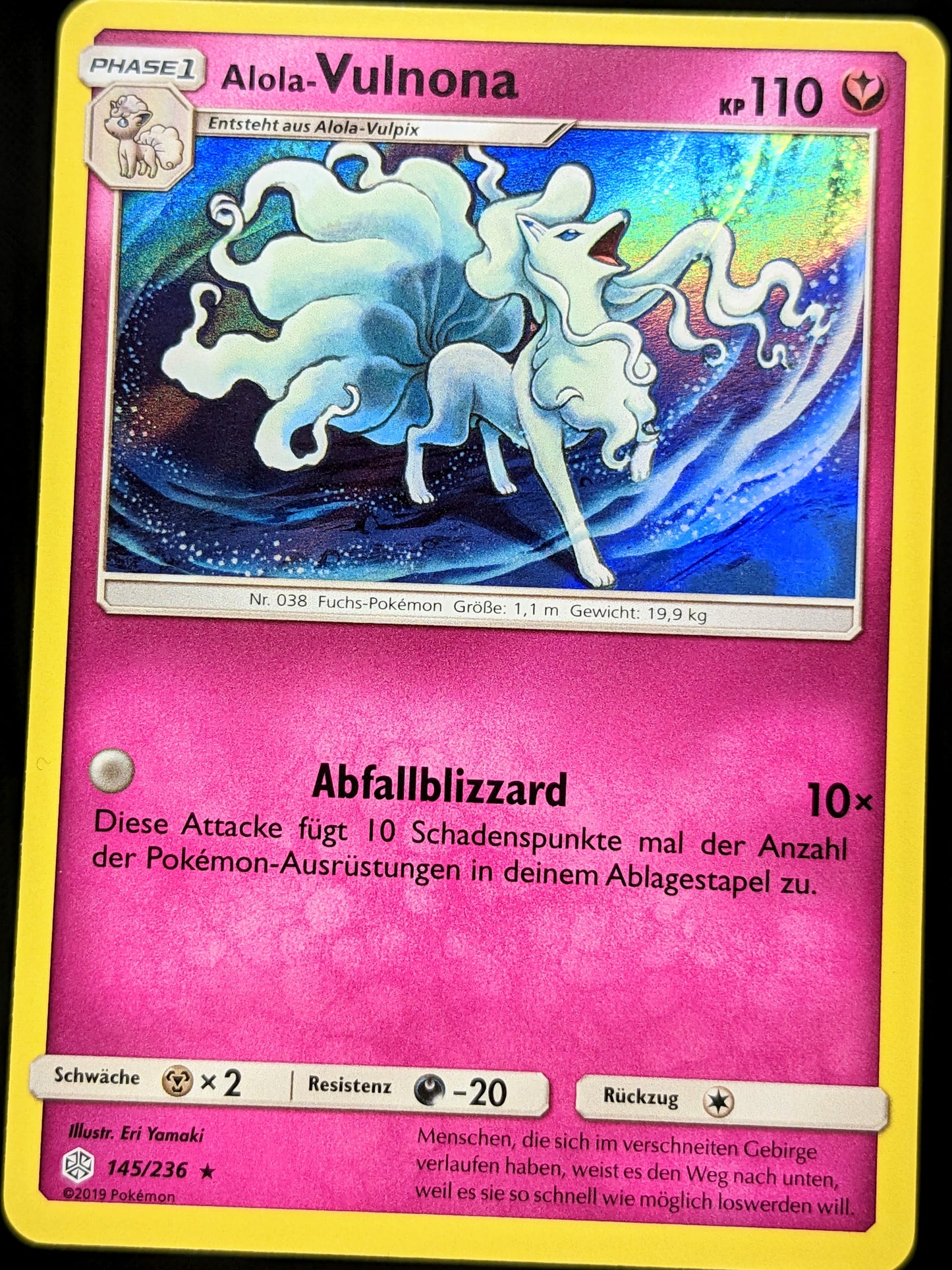 Alola-Vulnona Holo 145/236 DE