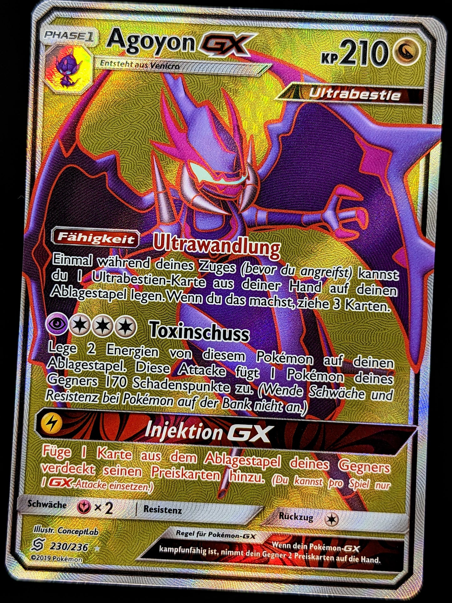 Agoyon GX Full Art 230/236 DE
