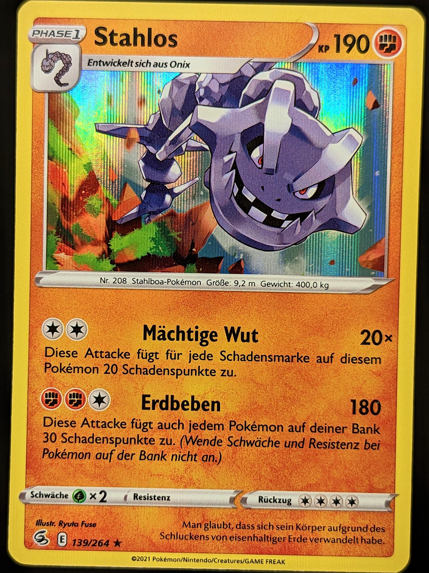 Stahlos Holo 139/264 DE
