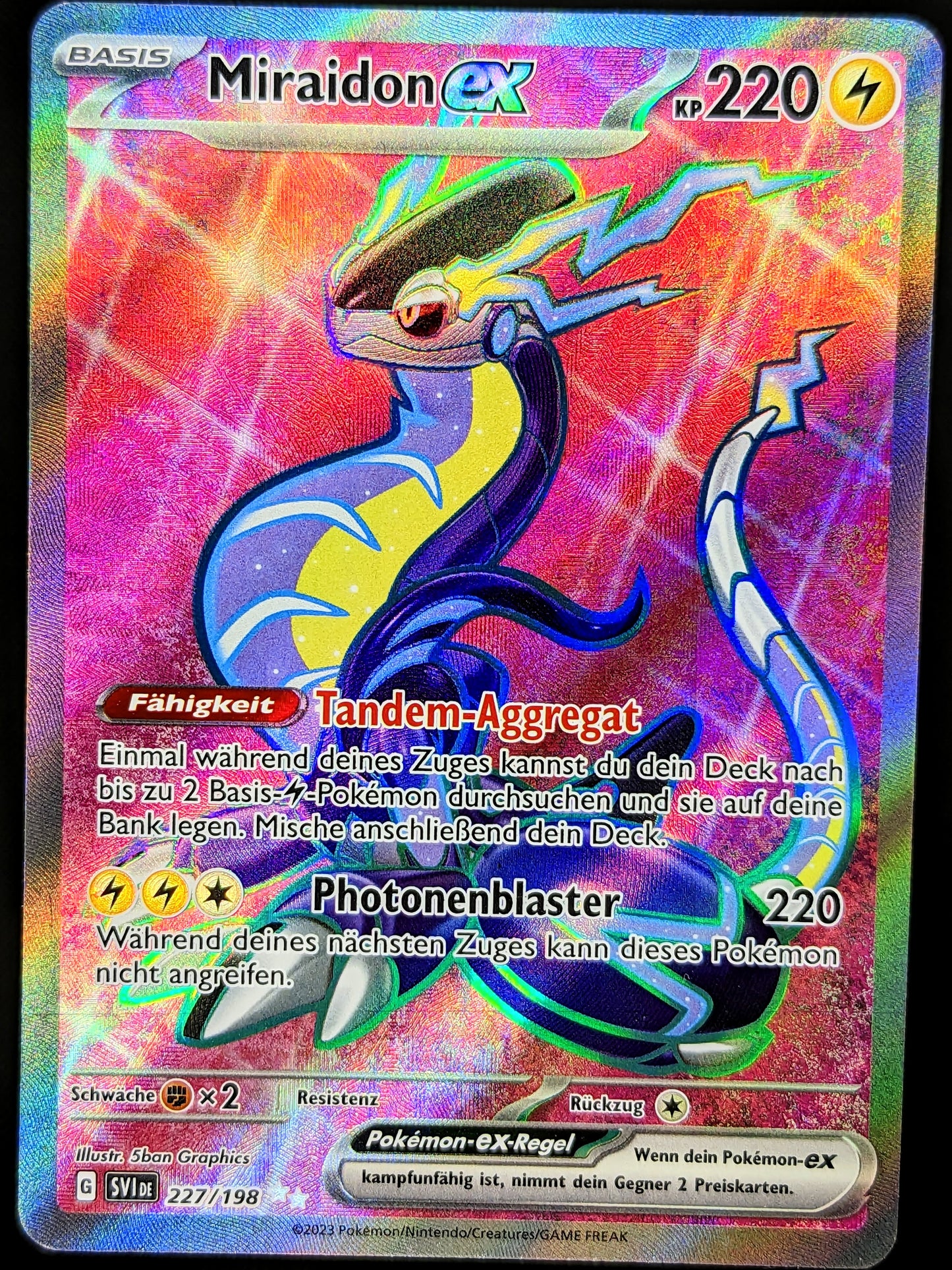 Miraidon Ex Full Art 227/198 DE