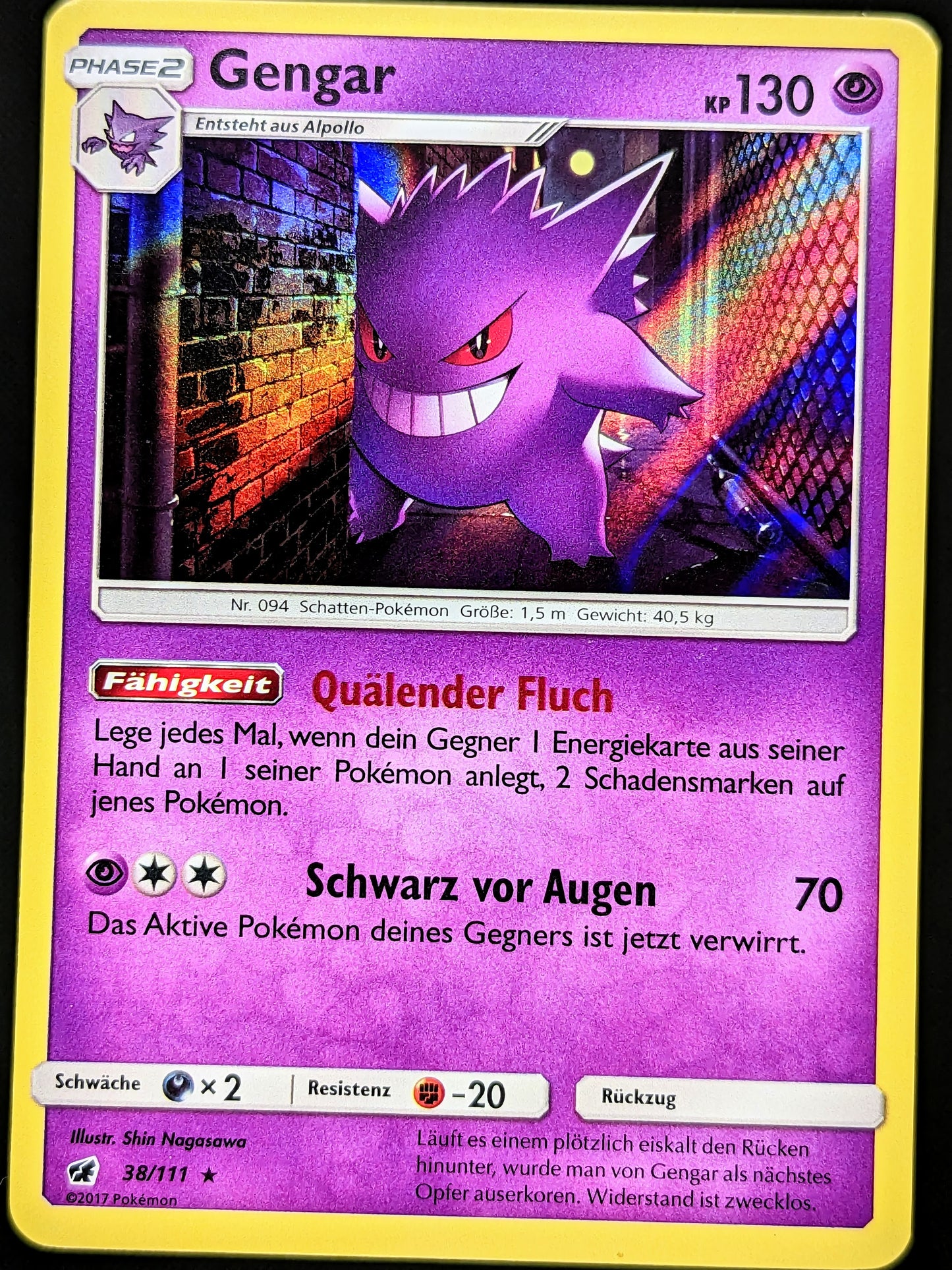Gengar Holo 38/111 DE