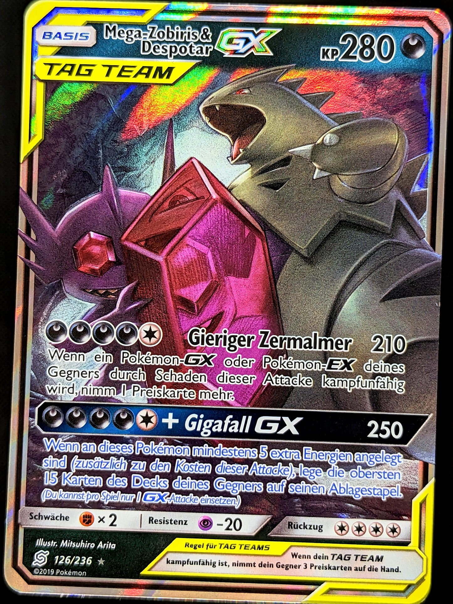 Mega-Zobiris & Despotar GX Tag Team 126/236 DE