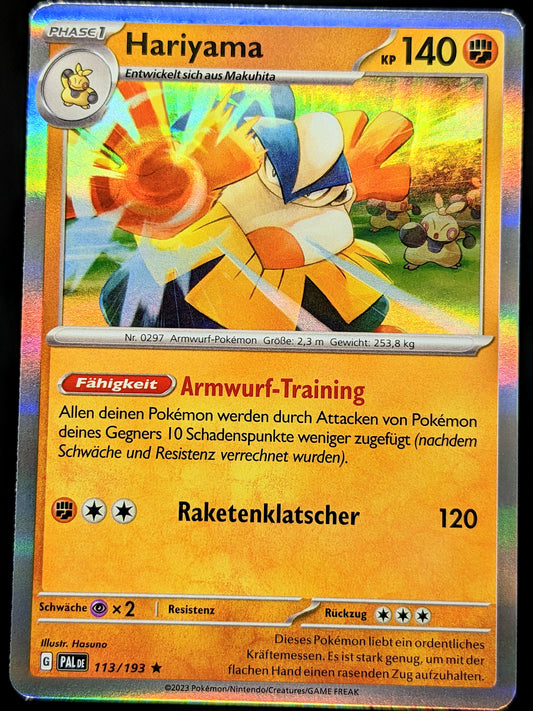 Hariyama Holo 113/193 DE