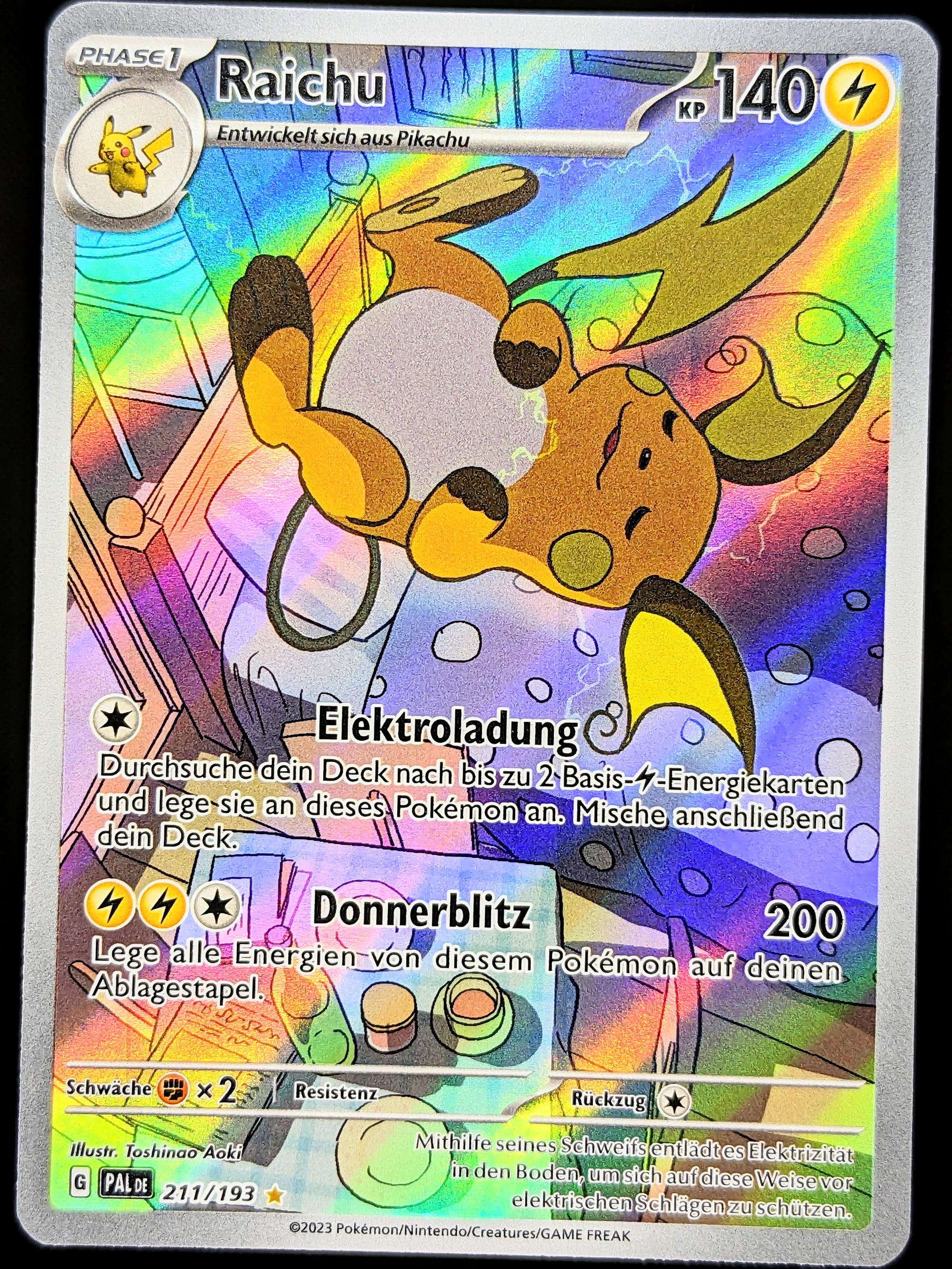 Raichu 211/193 Illustration Rare DE