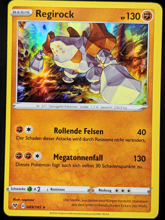 Regirock Holo 089/185 DE