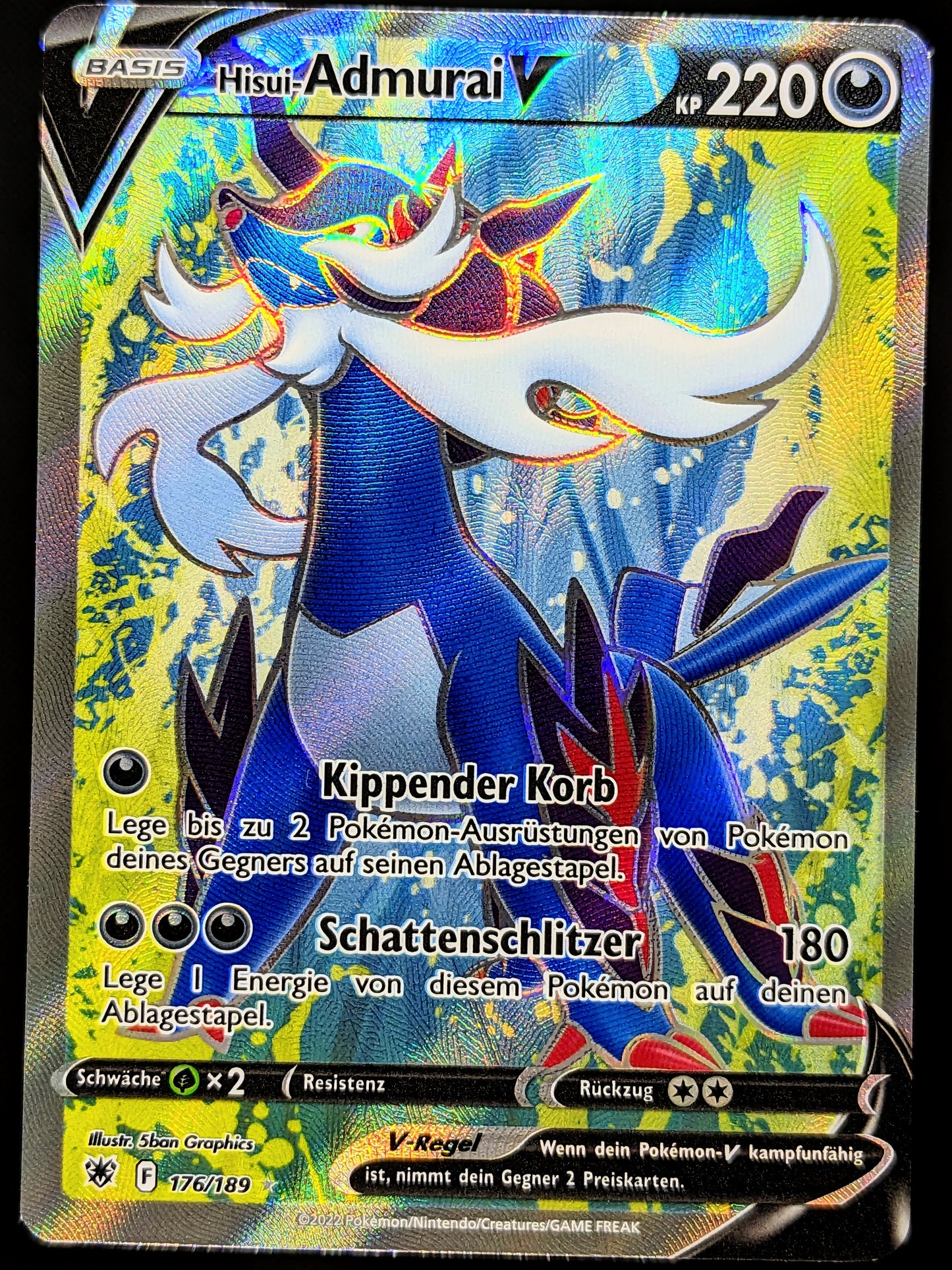 Hisui-Admurai V Full Art 176/189 DE
