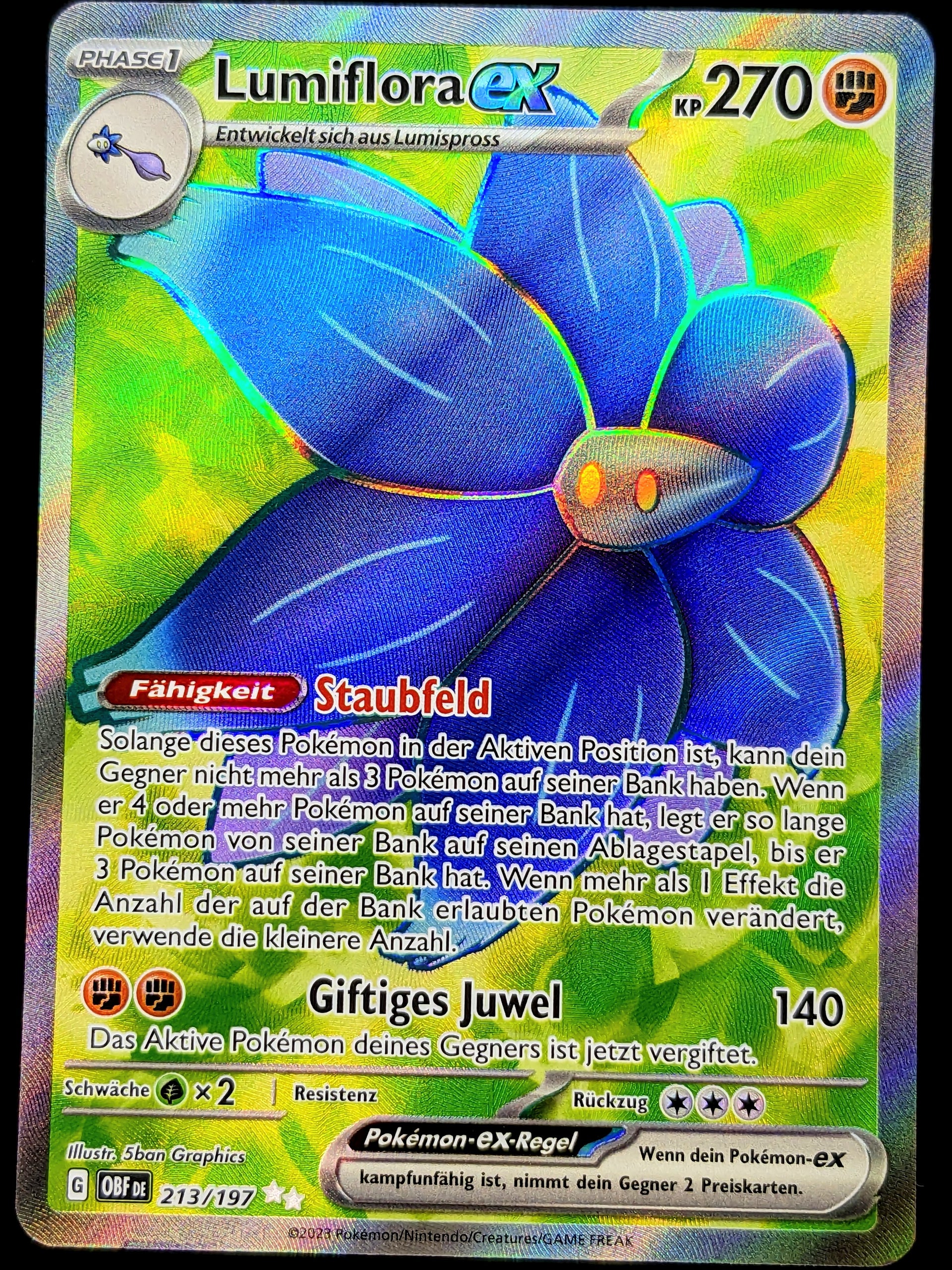 Lumiflora Ex Full Art 213/197 DE – Deckshop.de