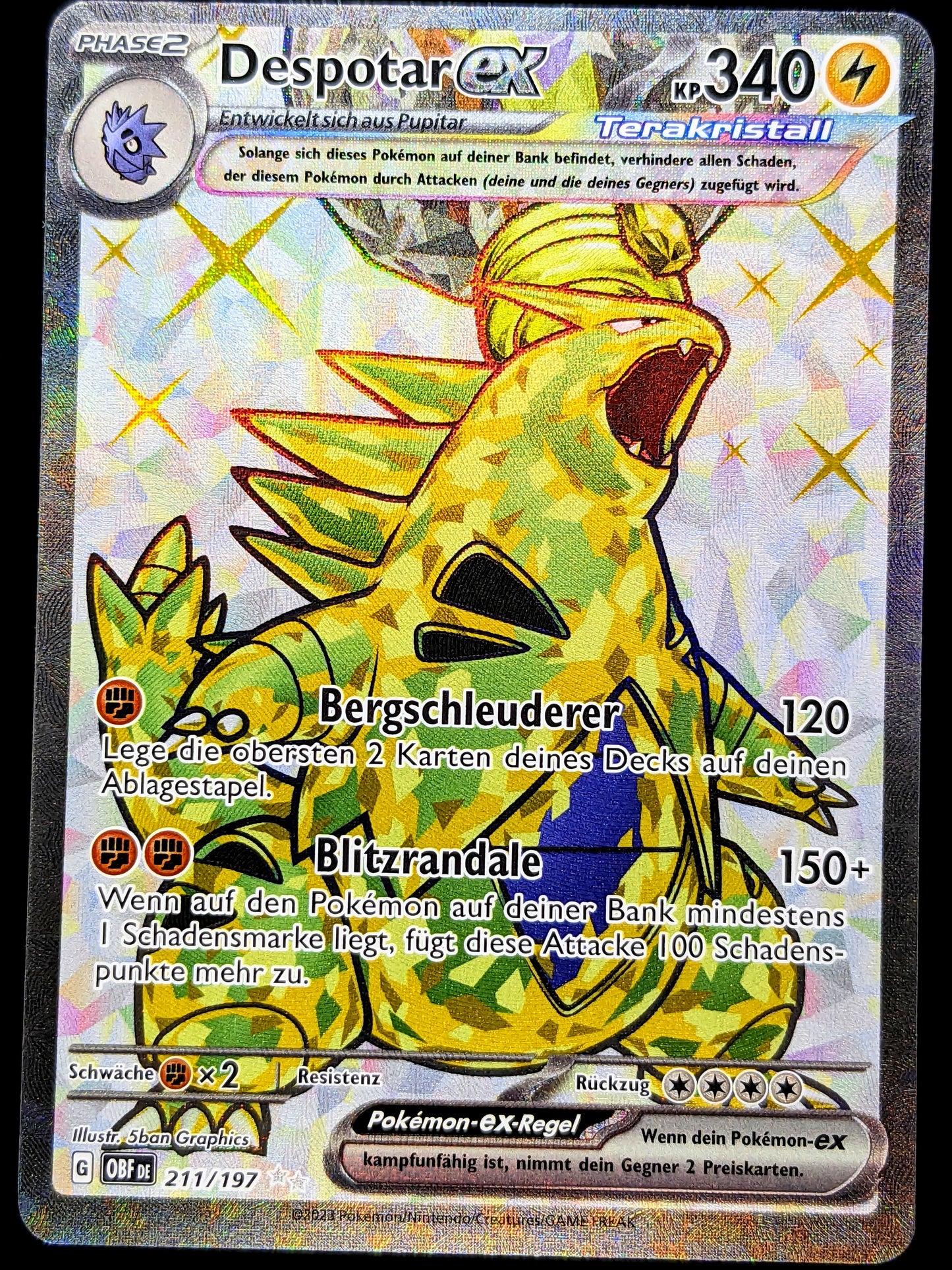 Despotar Ex Terakristall Full Art 211/197 DE