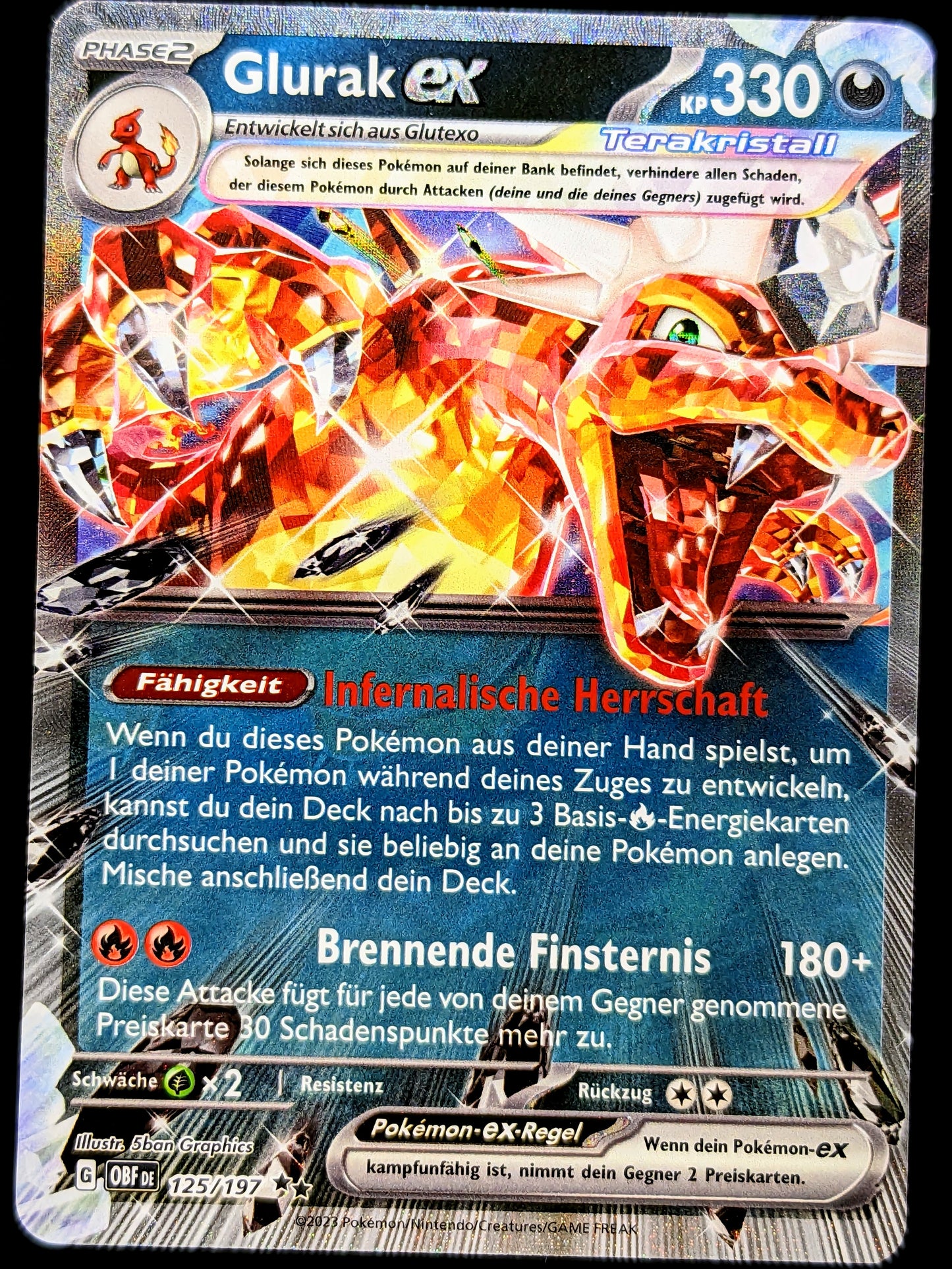 Glurak Ex Terakristall 125/197 DE