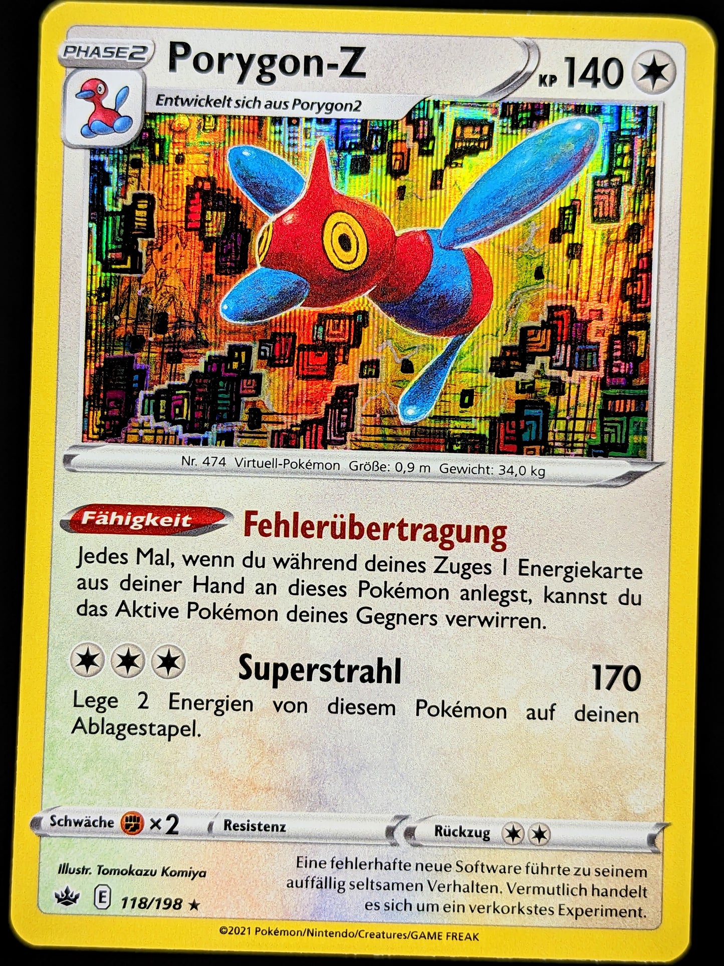 Porygon-Z Holo 118/198 DE