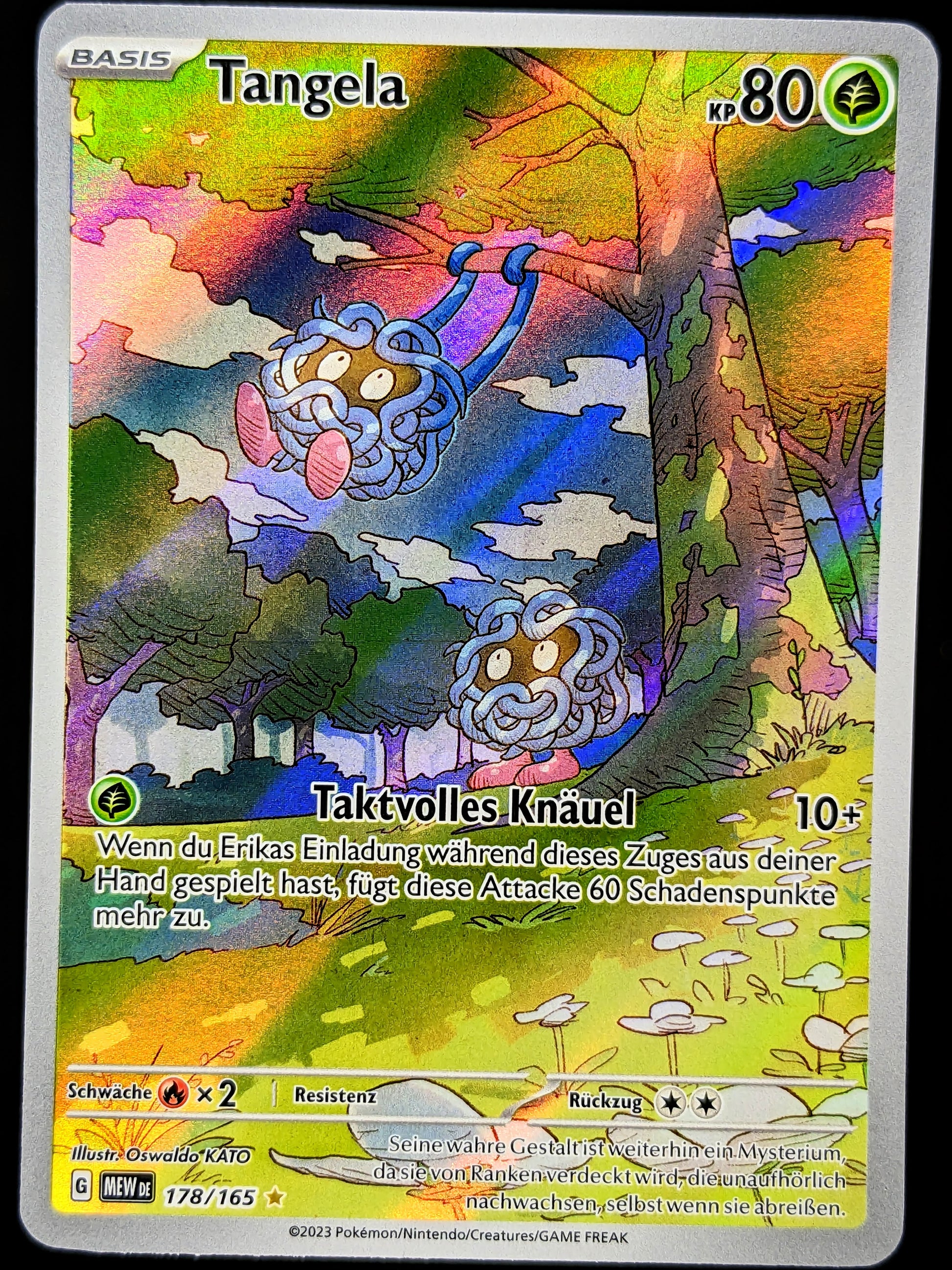 Tangela 178/165 Illustration Rare DE Deckshop.de Tangela 178/165 Illustration Rare DE Deckshop.de
