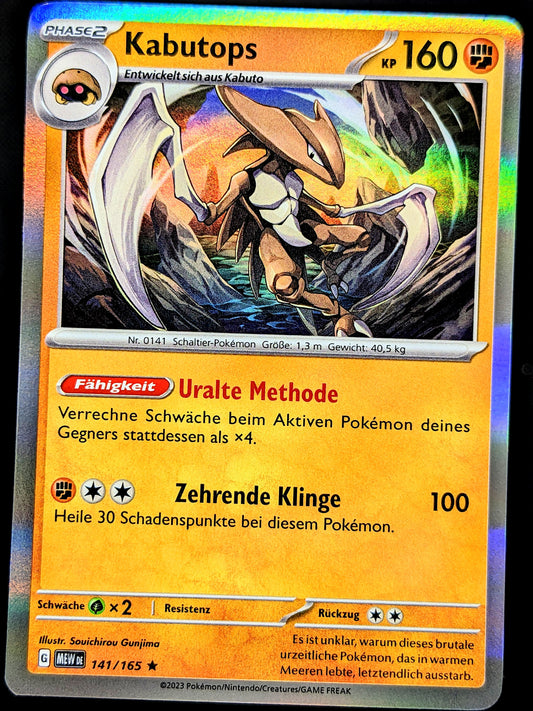 Kabutops Holo 141/165 DE