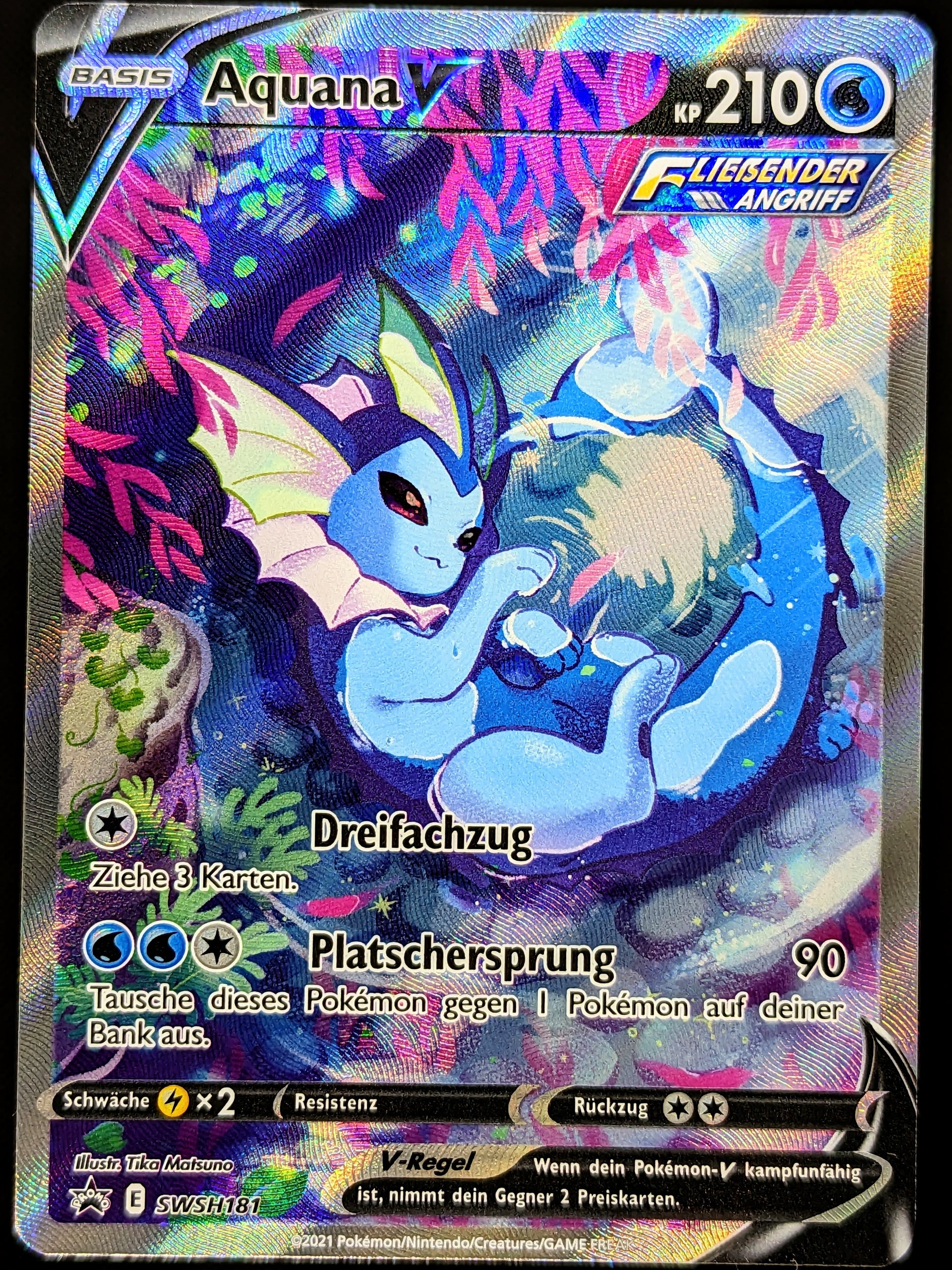 aquana pokemon card Aquana V Promo SWSH181 DE – Deckshop.de