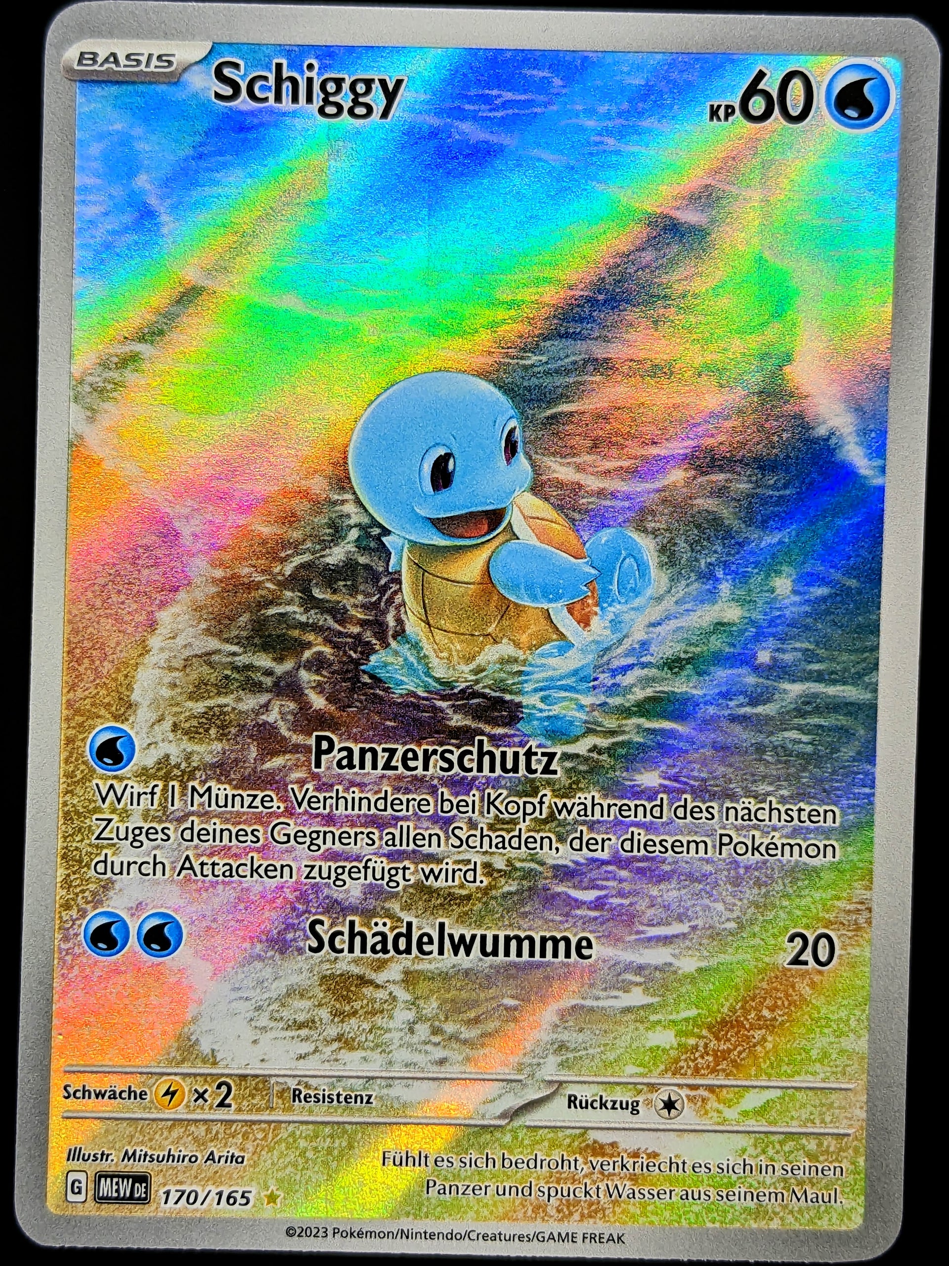 schiggy pokemon card Schiggy 170/165 Illustration Rare DE – Deckshop.de