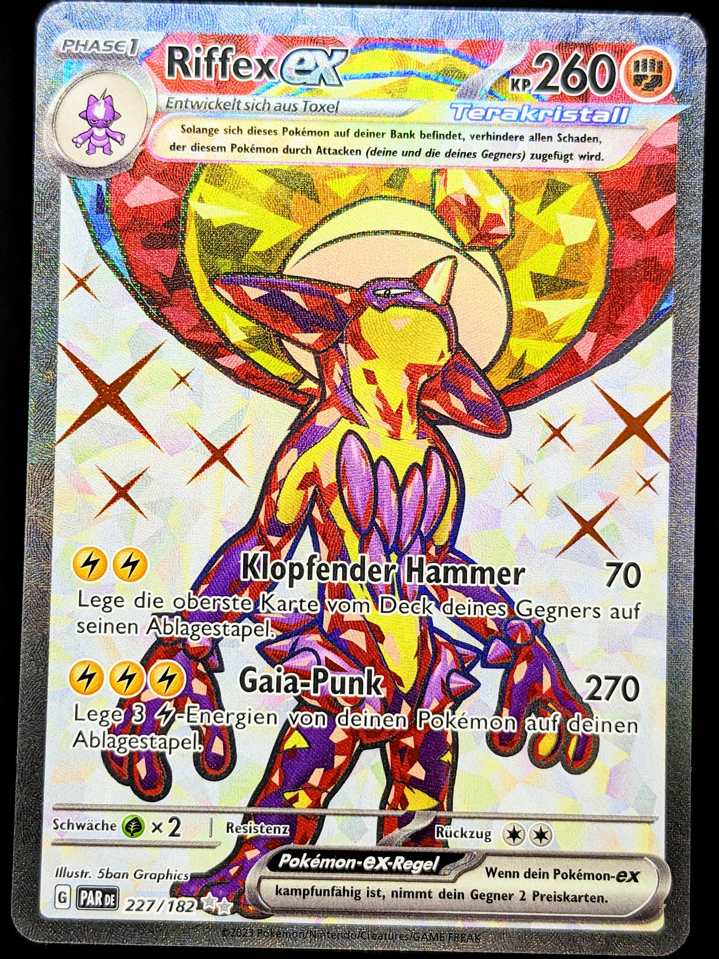 Riffex Ex Terakristall Full Art 227/182 DE