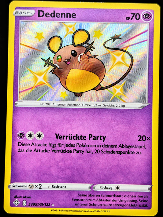 Dedenne Shiny SV051/SV122 DE