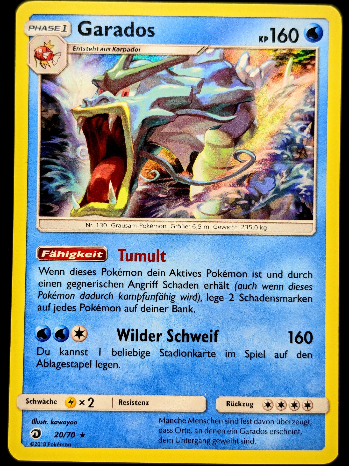 Garados Holo 20/70 DE