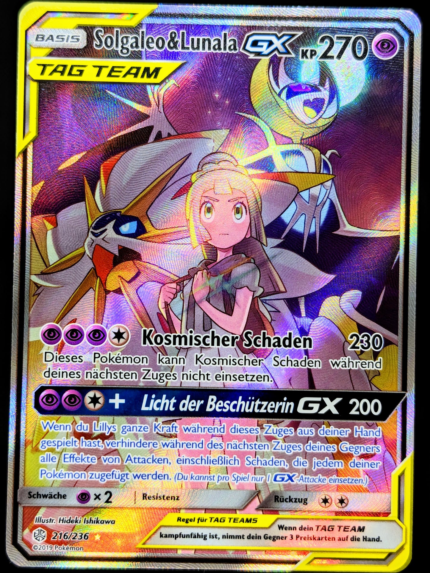 Solgaleo & Lunala GX Tag Team 216/236 DE