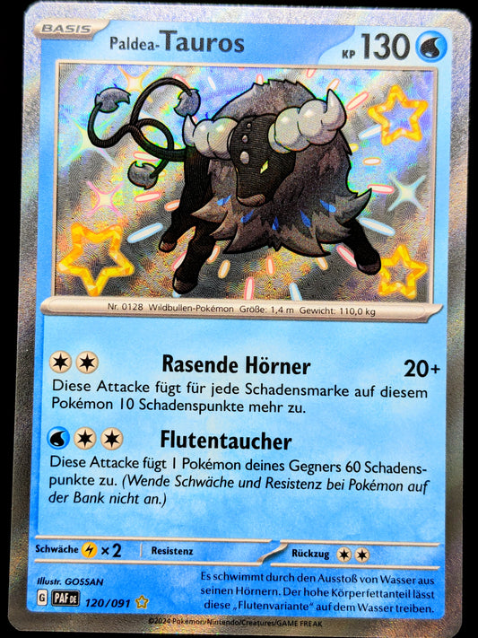 Paldea-Tauros Shiny 120/091 DE