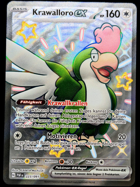 Krawalloro Ex Shiny Full Art 223/091 DE