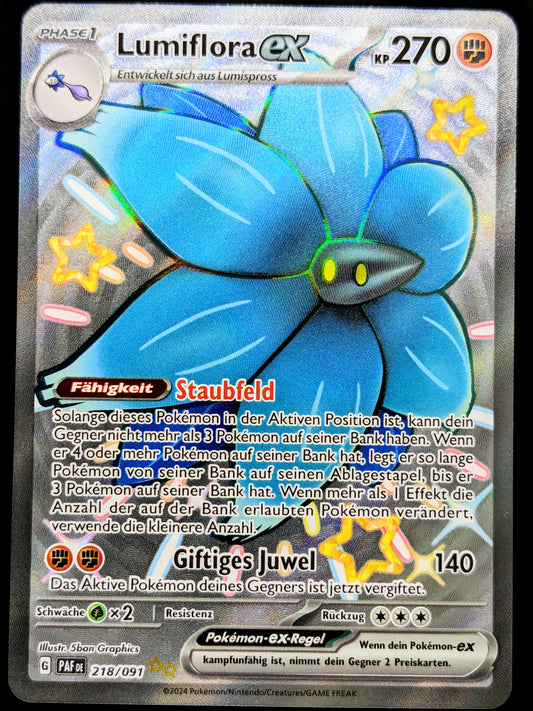 Lumiflora Ex Shiny Full Art 218/091 DE