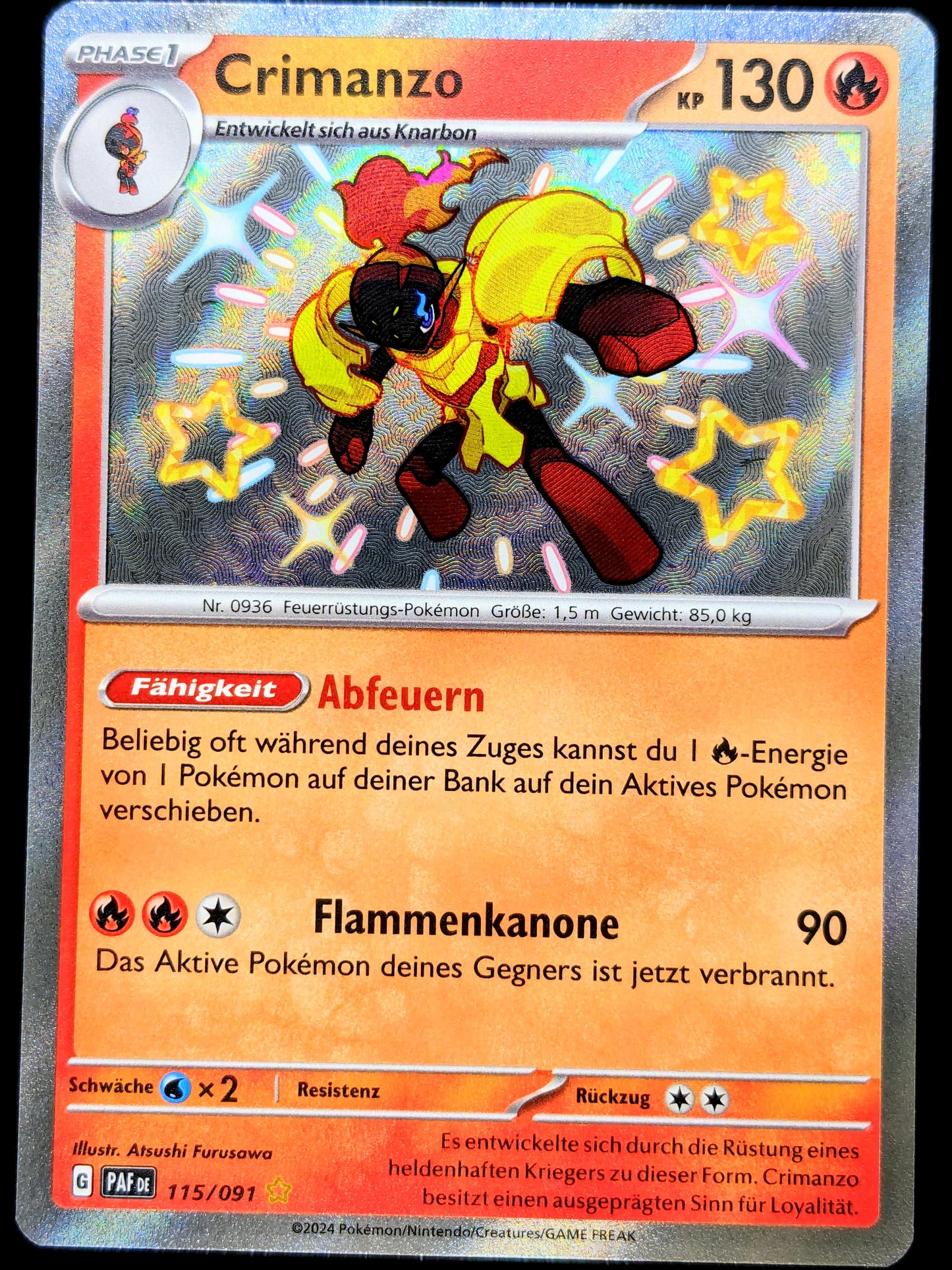 Crimanzo Shiny 115/091 DE