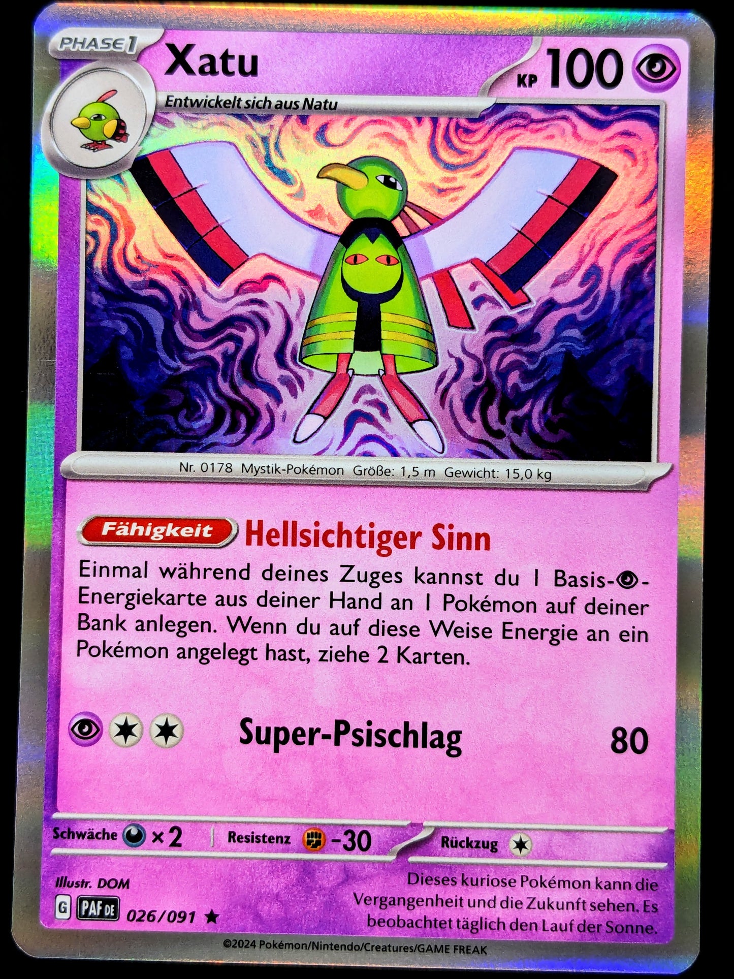 Xatu Holo 026/091 DE