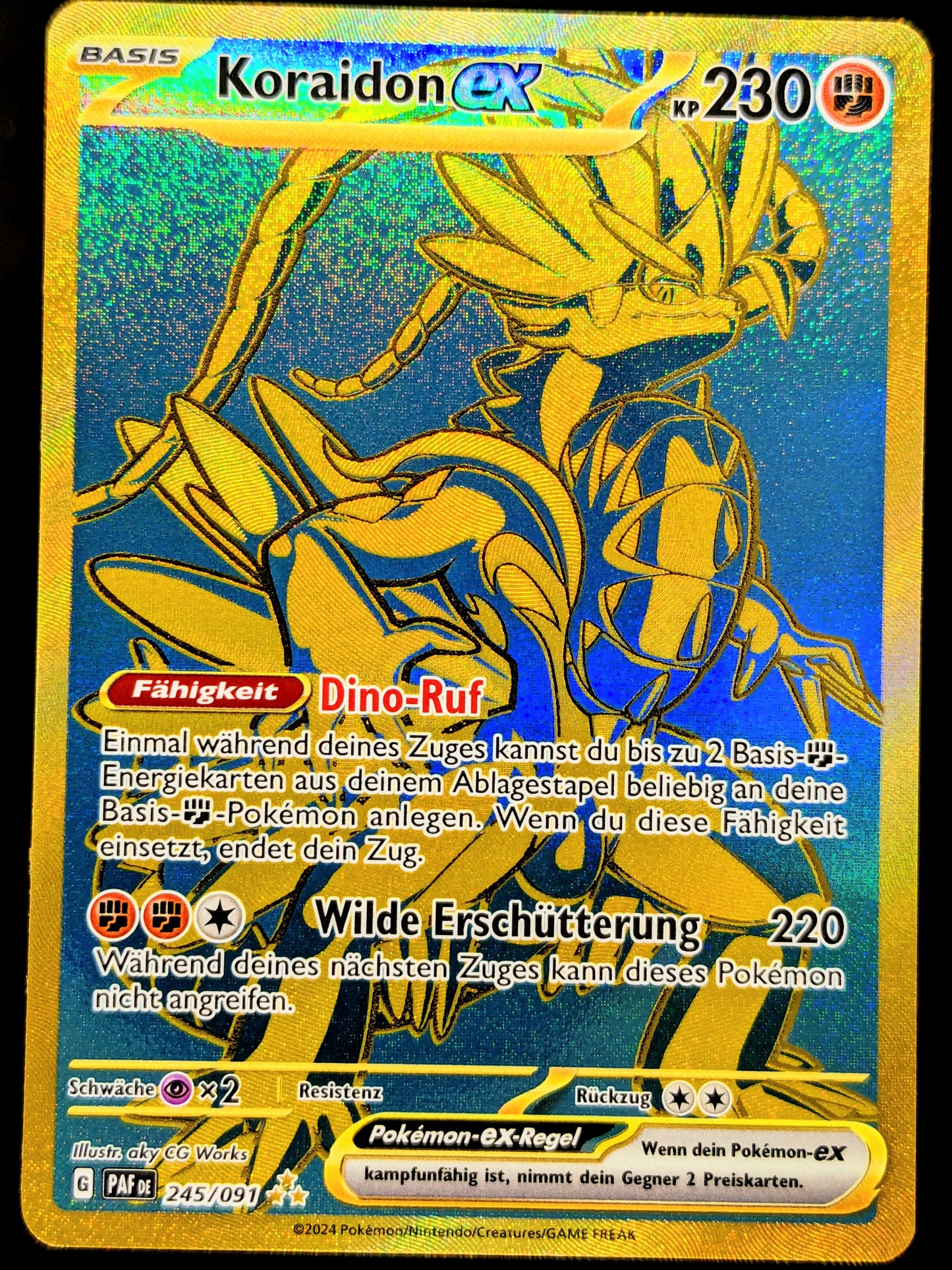 Koraidon Ex Gold 245/091 DE