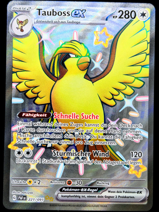 Tauboss Ex Shiny Full Art 221/091 DE