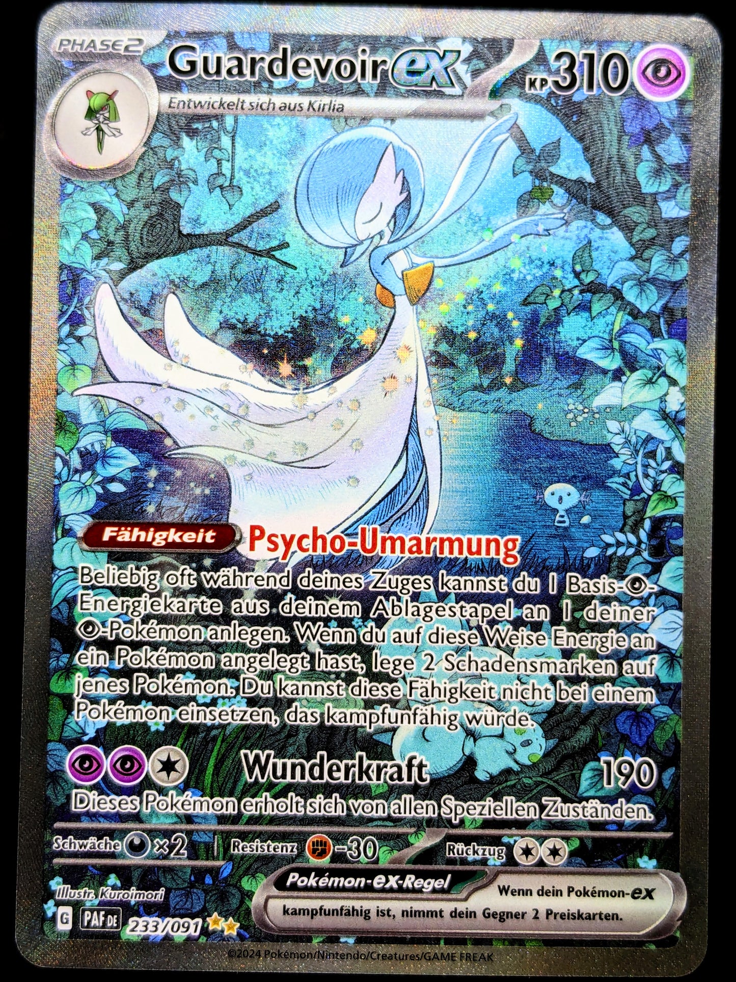 Guardevoir Ex 233/091 Special Illustration Rare DE