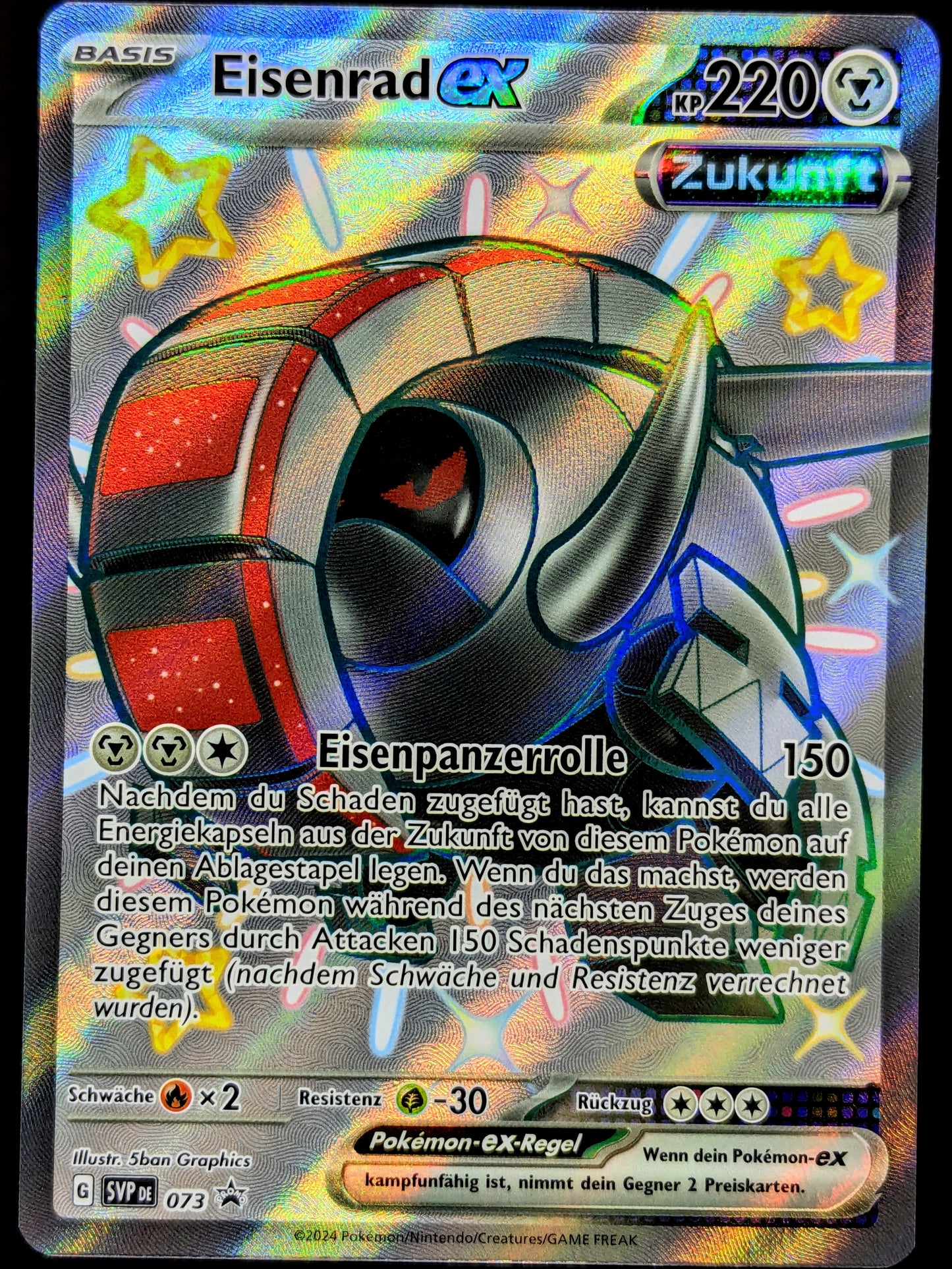Eisenrad Ex Shiny Full Art SVP073 DE