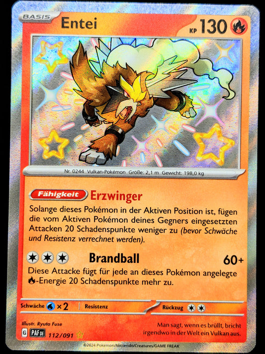Entei Shiny 112/091 DE
