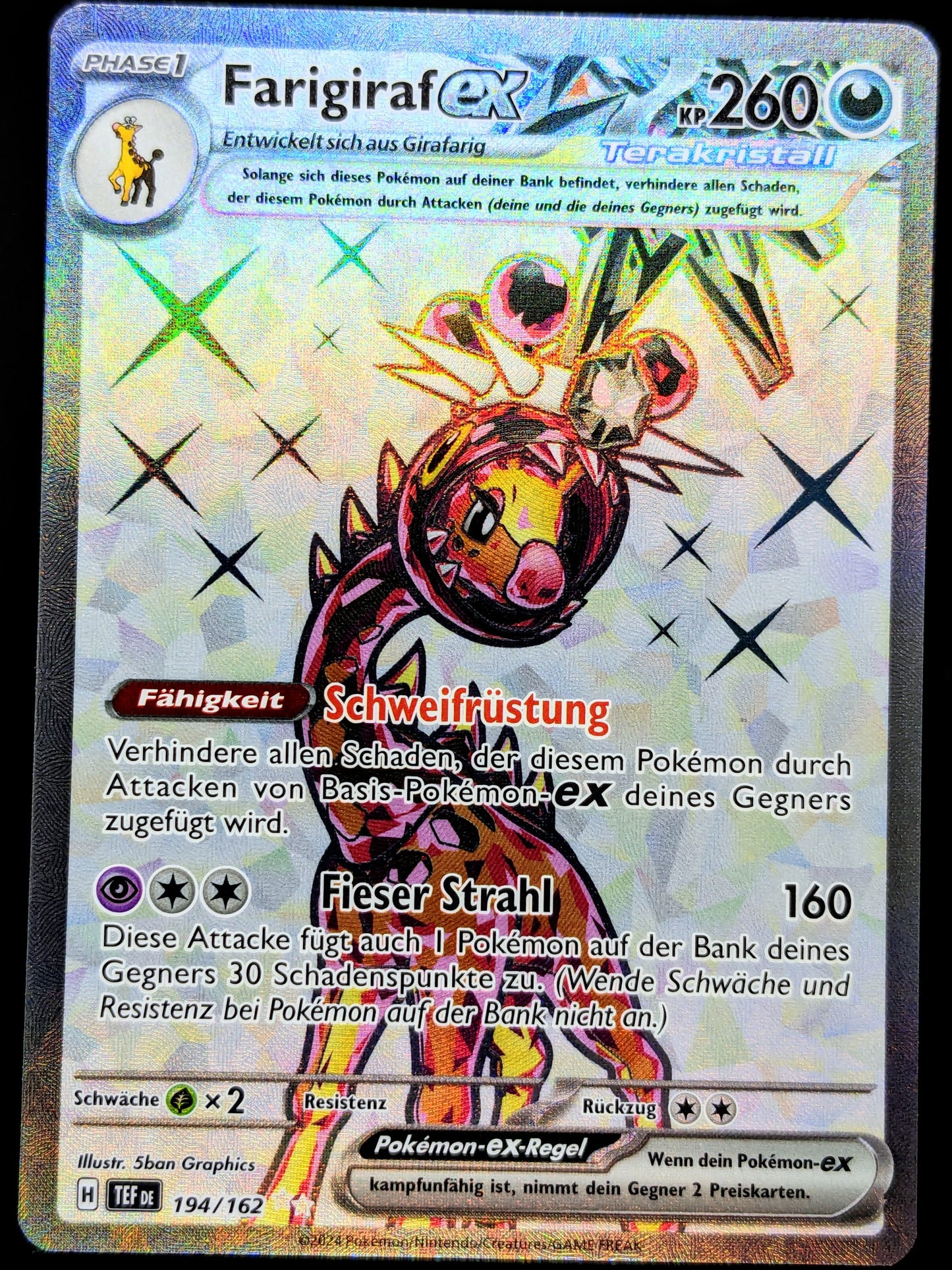 Farigiraf Ex Terakristall Full Art 194/162 DE