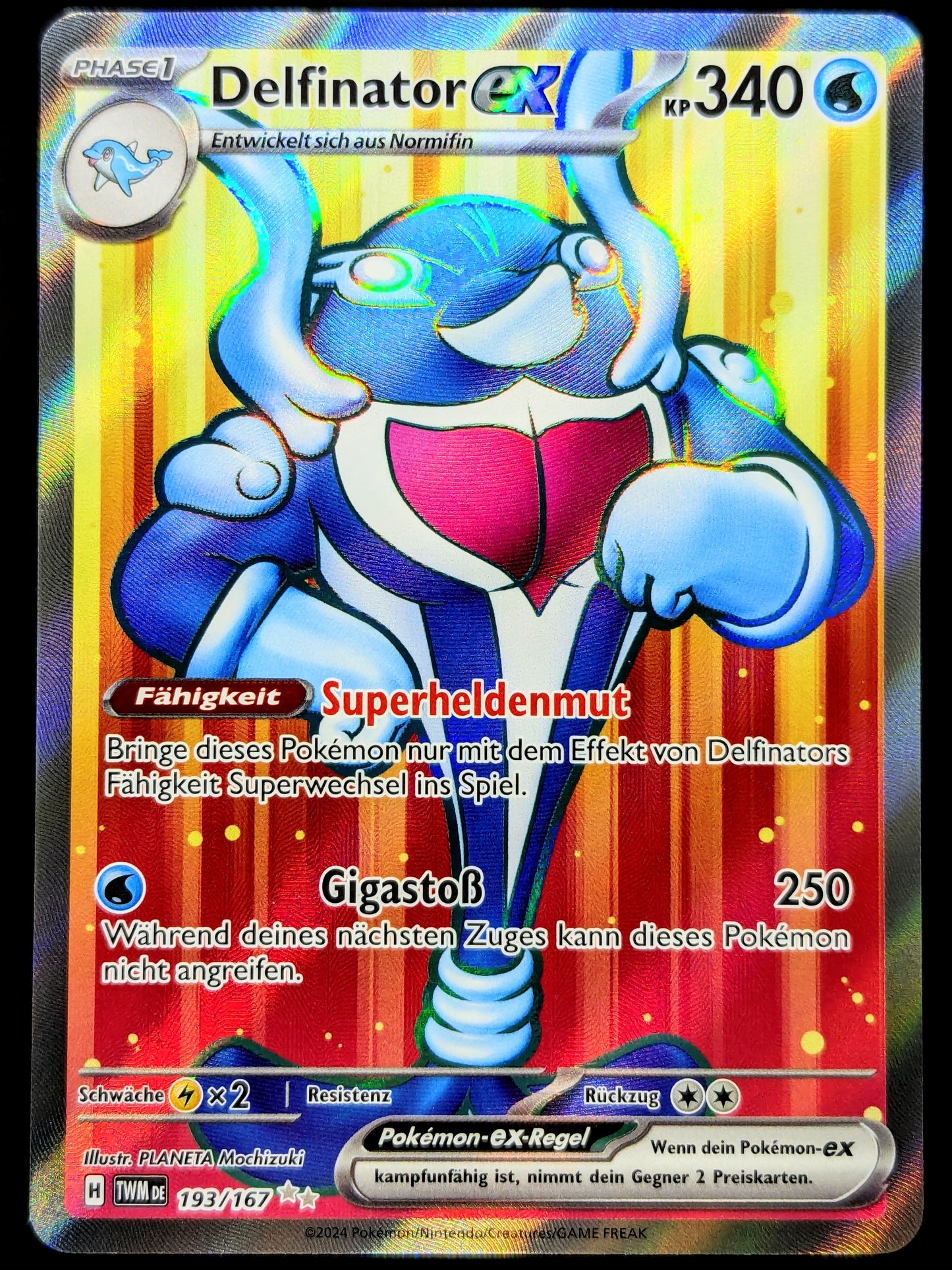 Delfinator Ex Full Art 193/167 DE