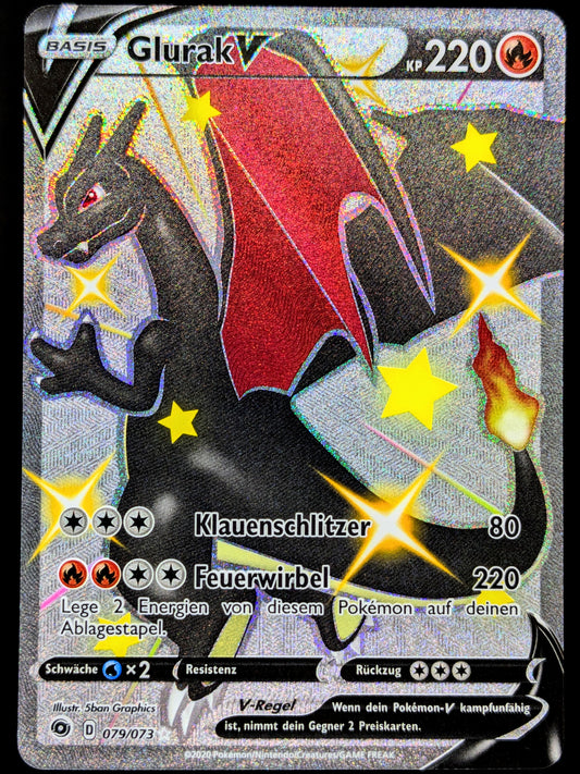 Glurak V Shiny Full Art 079/073 DE