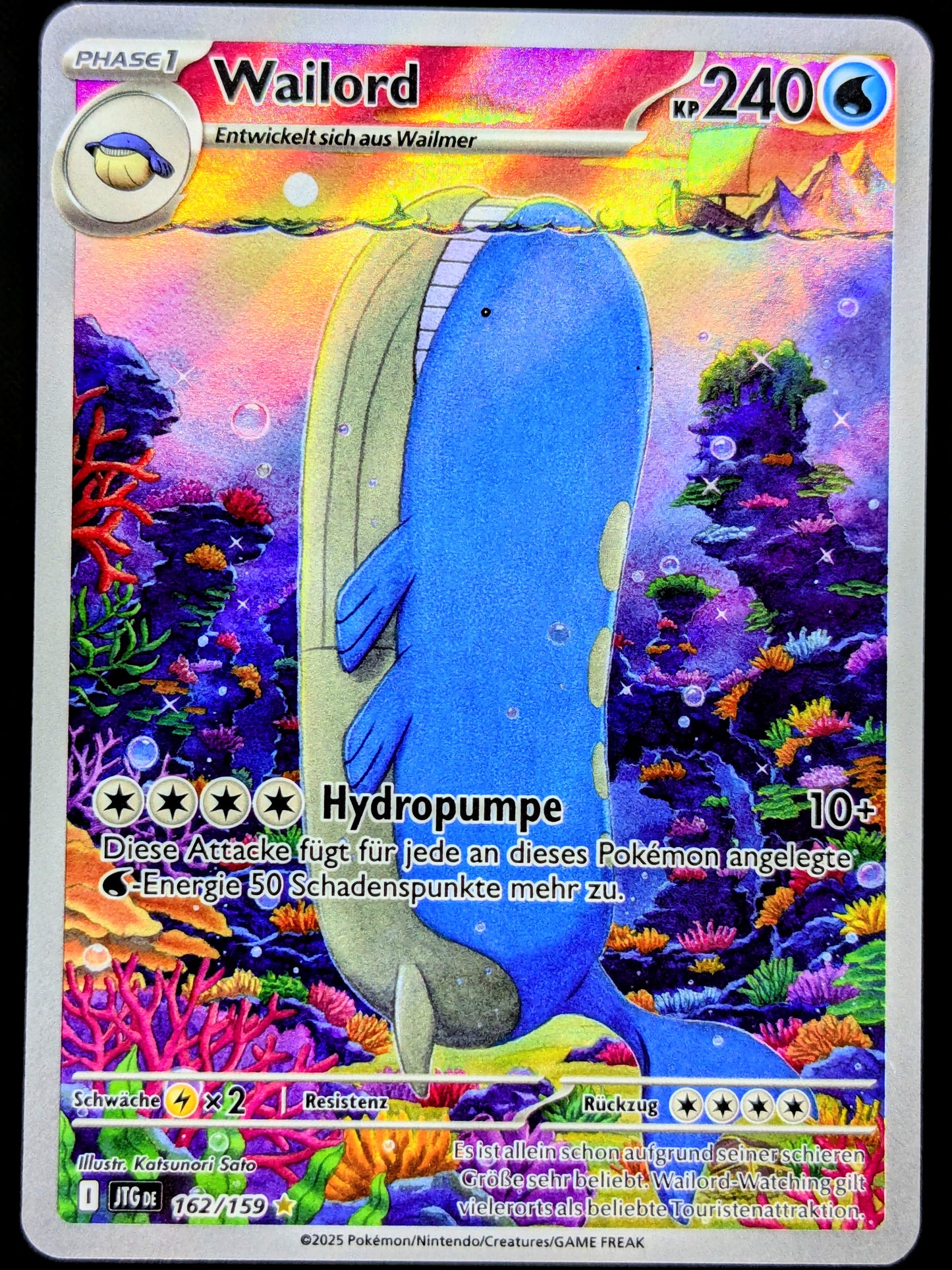 Wailord 162/159 Illustration Rare DE