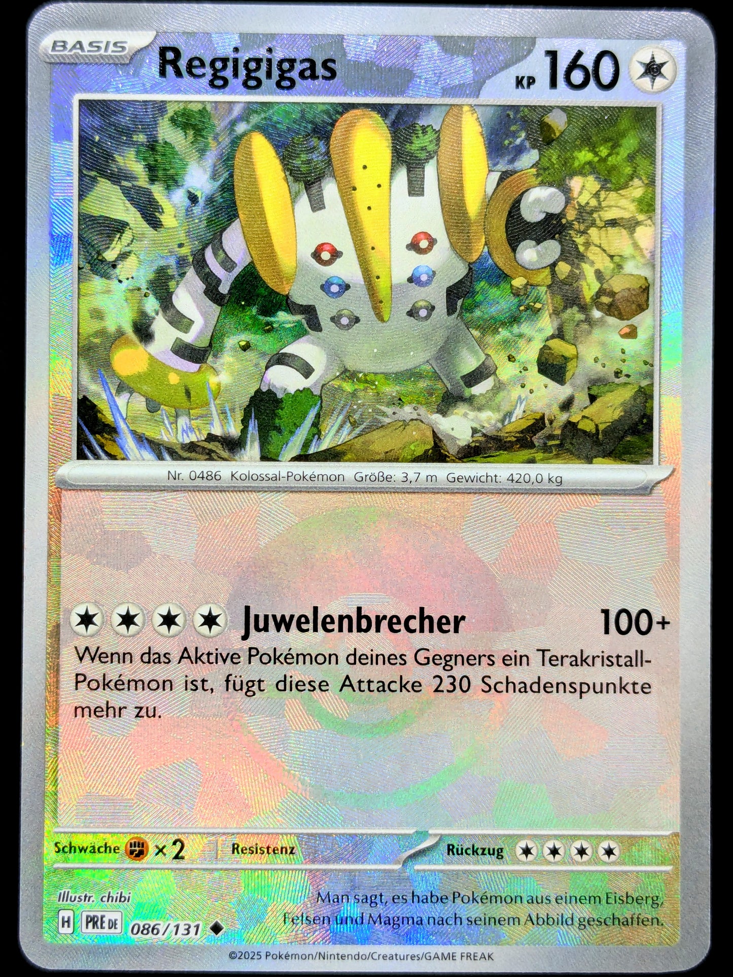 Regigigas Pokéball 086/131 DE