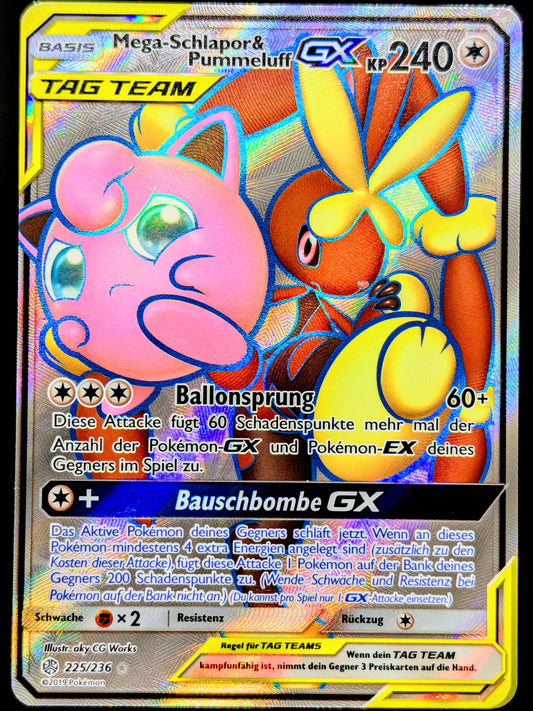 Mega-Schlapor & Pummeluff GX Tag Team 225/236 DE