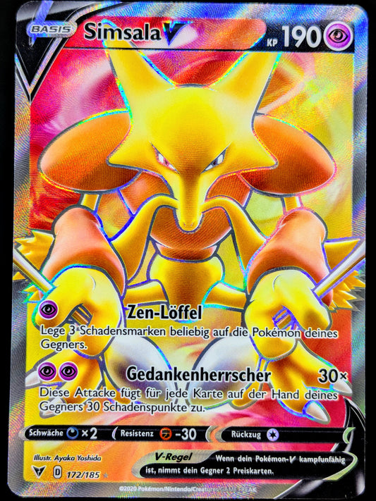 Simsala V Full Art 172/185 DE