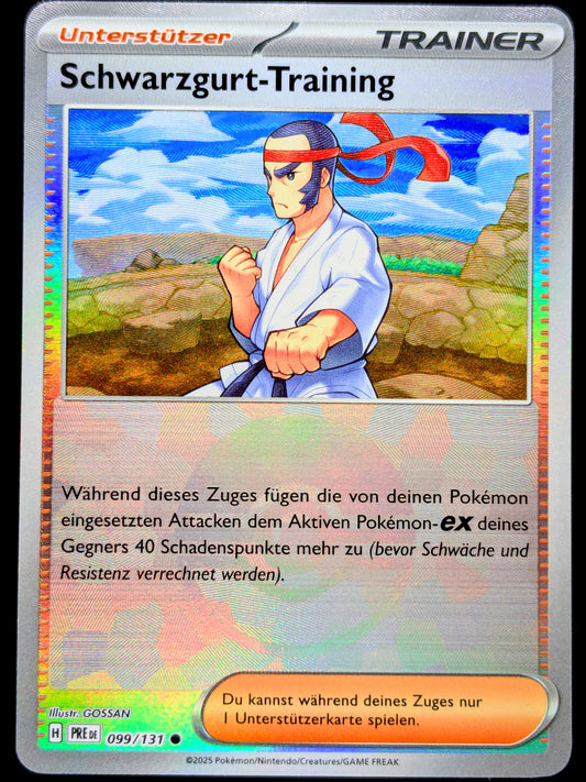 Schwarzgurt-Training Pokéball 099/131 DE