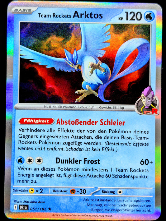 Team Rockets Arktos Holo 051/182 DE