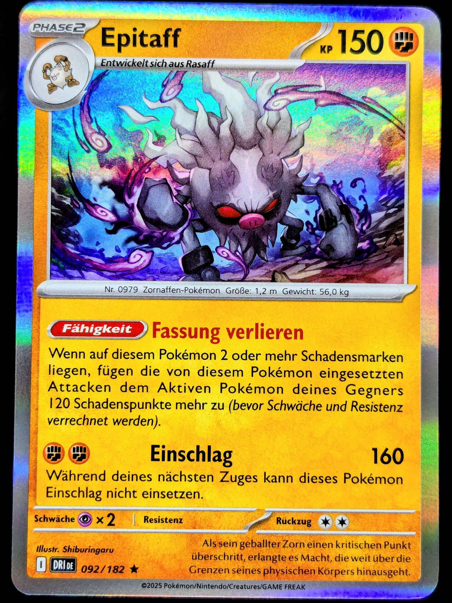 Epitaff Holo 092/182 DE