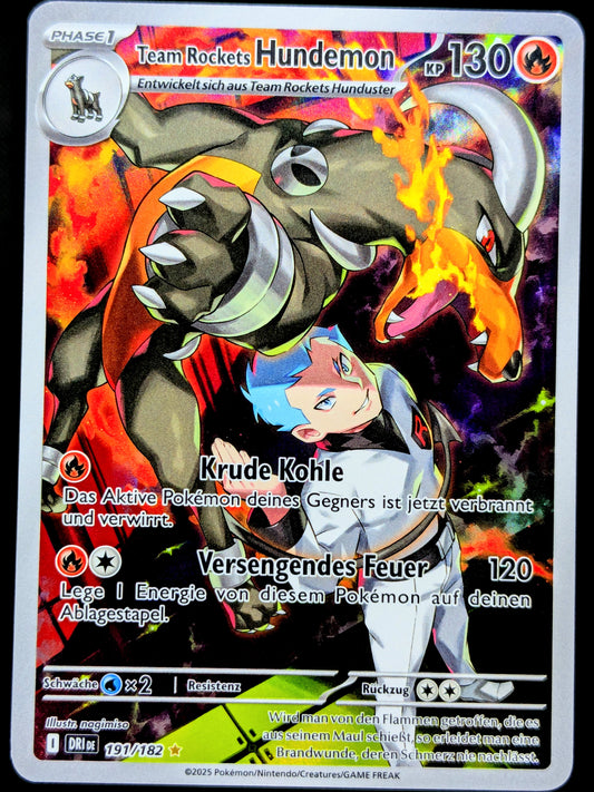 Team Rockets Hundemon 191/182 Illustration Rare DE