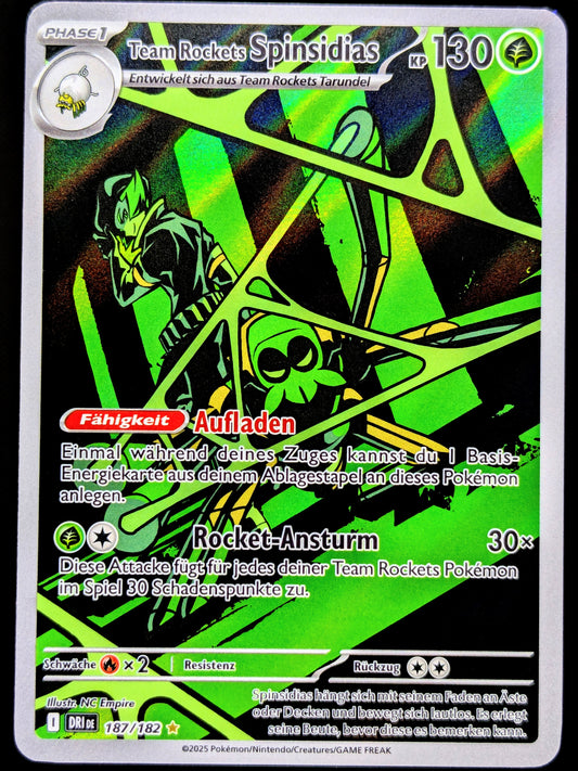 Team Rockets Spinsidias 187/182 Illustration Rare DE