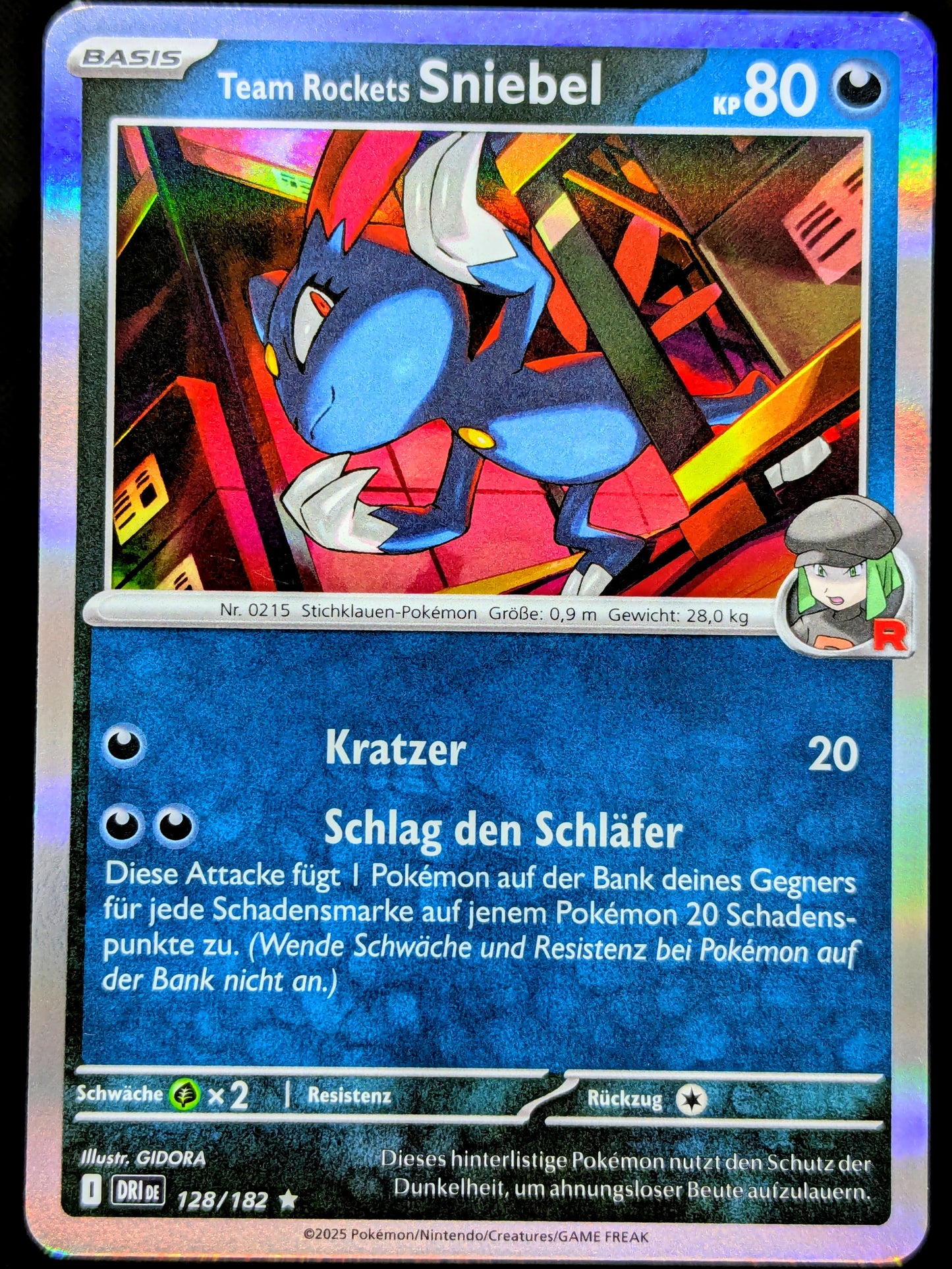 Team Rockets Sniebel Holo 128/182 DE