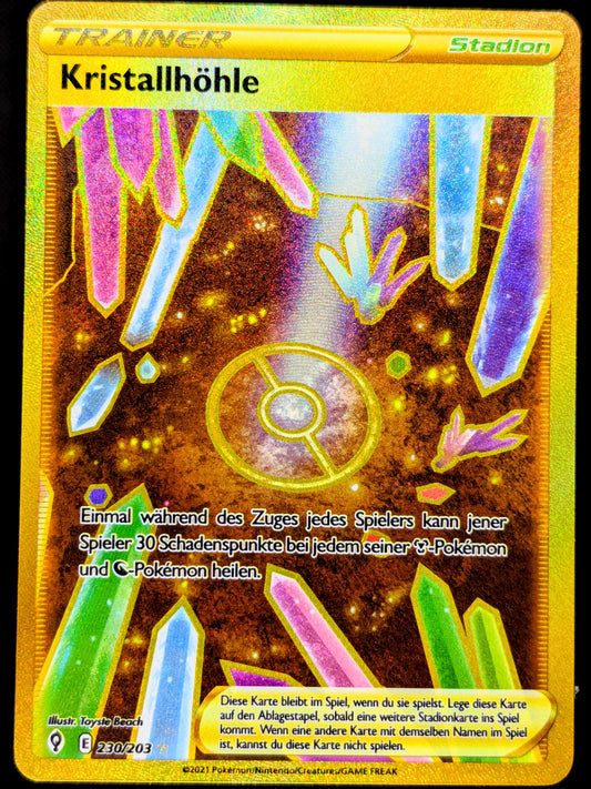 Kristallhöhle Gold 230/203 DE