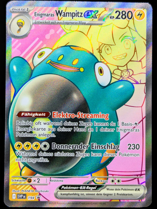 Enigmaras Wampitz Ex Full Art SVP194 DE