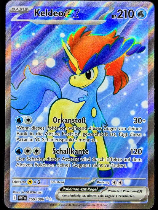 Keldeo Ex Full Art 159/086 DE