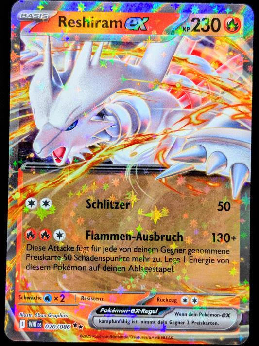 Reshiram Ex 020/086 DE