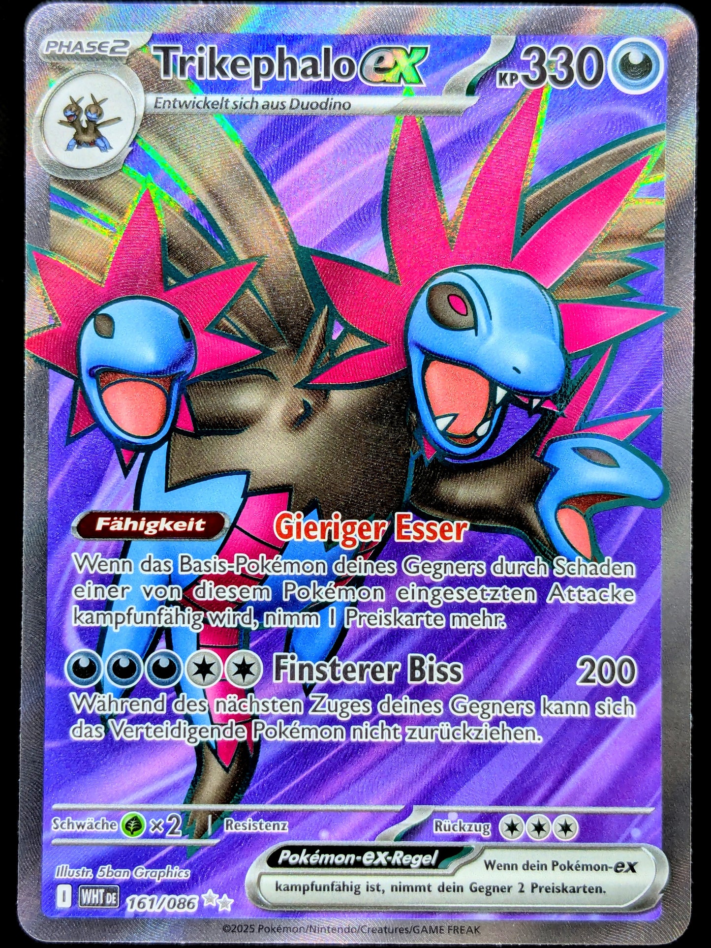 Trikephalo Ex Full Art 161/086 DE